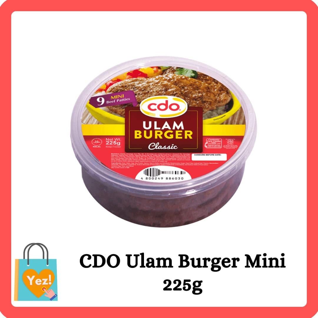 CDO Ulam Burger Mini 225g