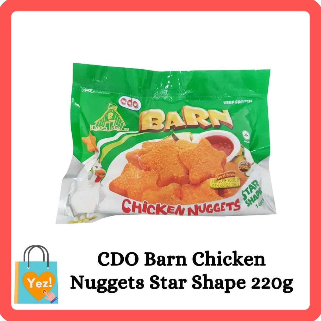 CDO Barn Chicken Nuggets Star Shape 220g