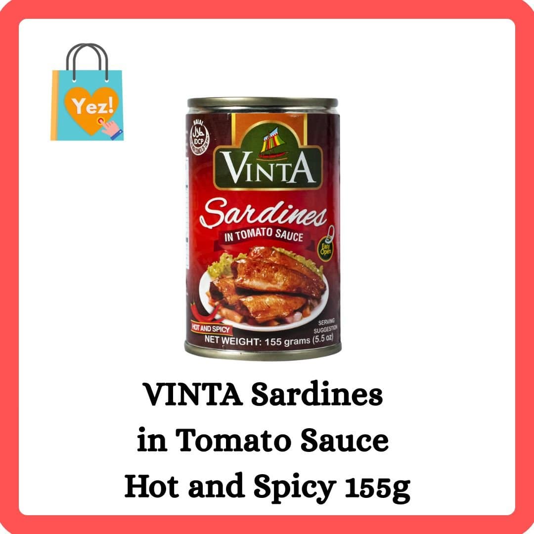 VINTA Sardines in Tomato Sauce Hot and Spicy 155g