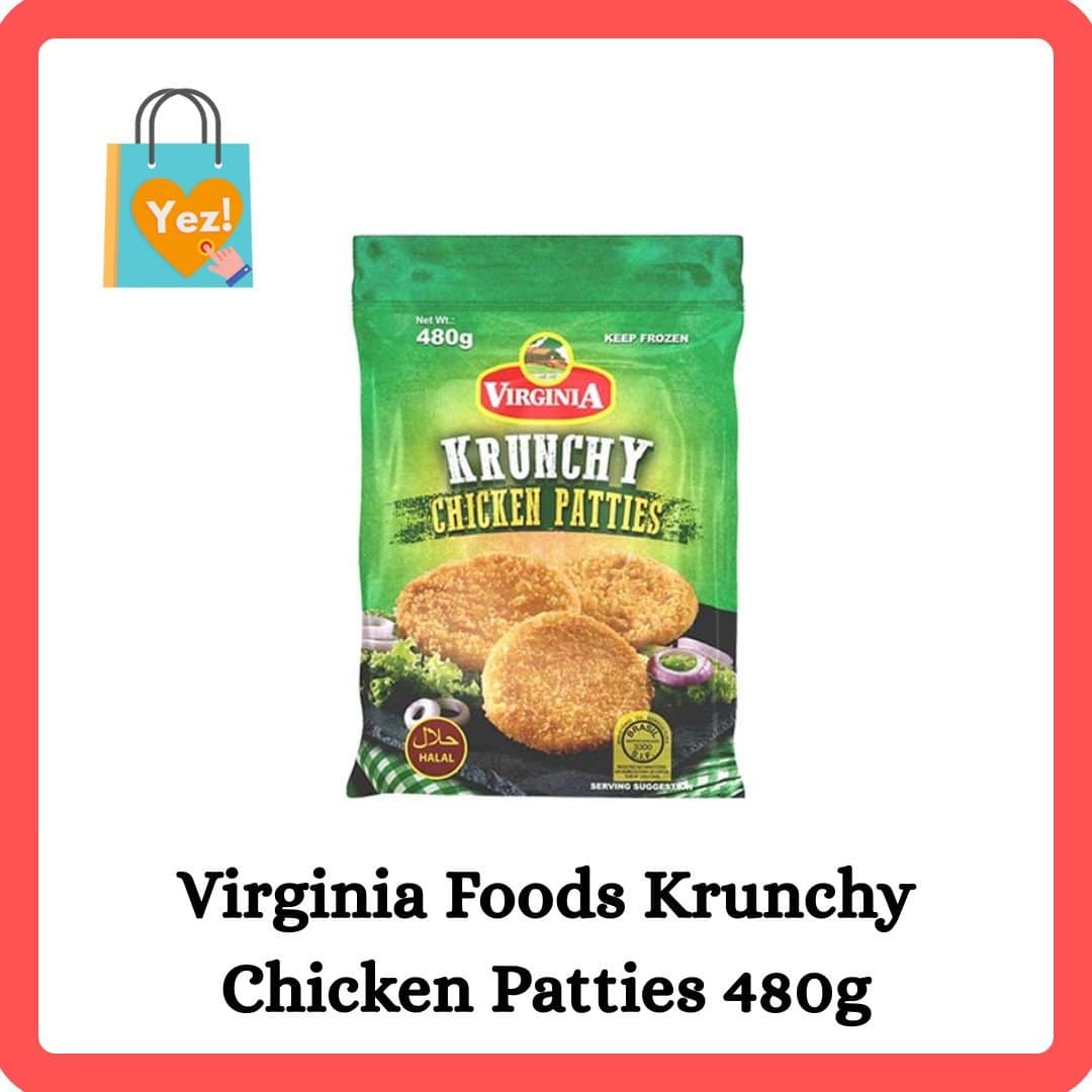 Virginia Foods Krunchy Chicken Patties 480g
