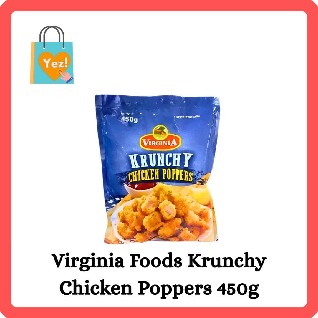 Virginia Foods Krunchy Chicken Poppers 450g