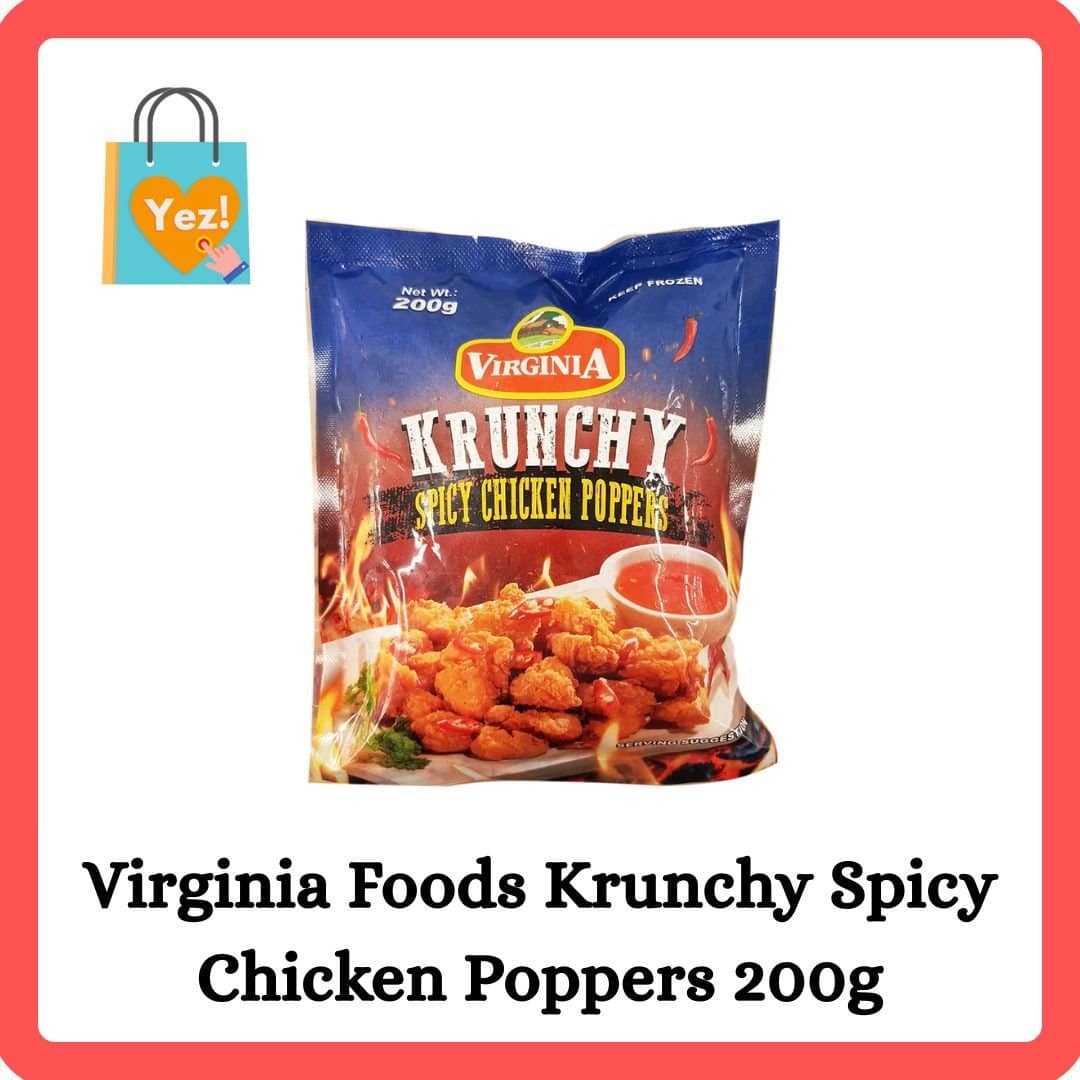 Virginia Foods Krunchy Spicy Chicken Poppers 200g