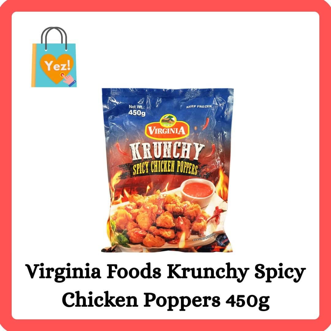 Virginia Foods Krunchy Spicy Chicken Poppers 450g
