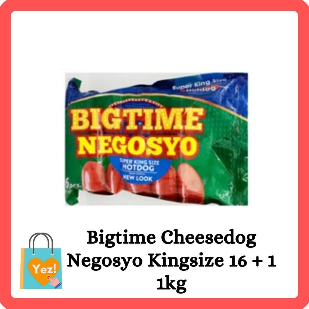 Bigtime Cheesedog Negosyo Kingsize 16 + 1 1kg