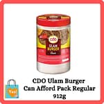 CDO Ulam Burger Can Afford Pack Regular 912g