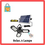 Solar, 3 Lamps
