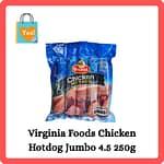 Virginia Foods Chicken Hotdog Jumbo 4.5 250g