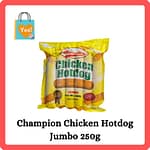 Champion Chicken Hotdog Jumbo 250g