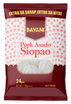 Mekeni Siopao Pork Asado 1.3kg 24pcs with free Sauce