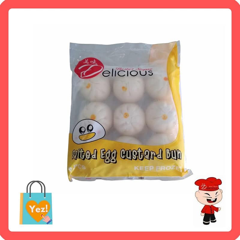 Delicious Bacolod Salted Egg Custard Siopao (9pcs / pack)