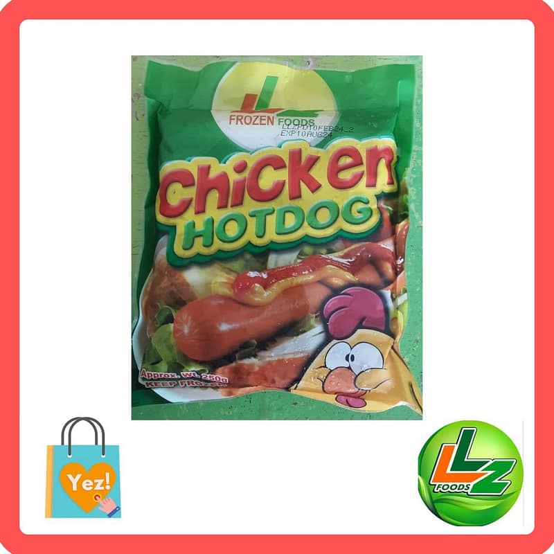LLZ Chicken Hotdog 225g