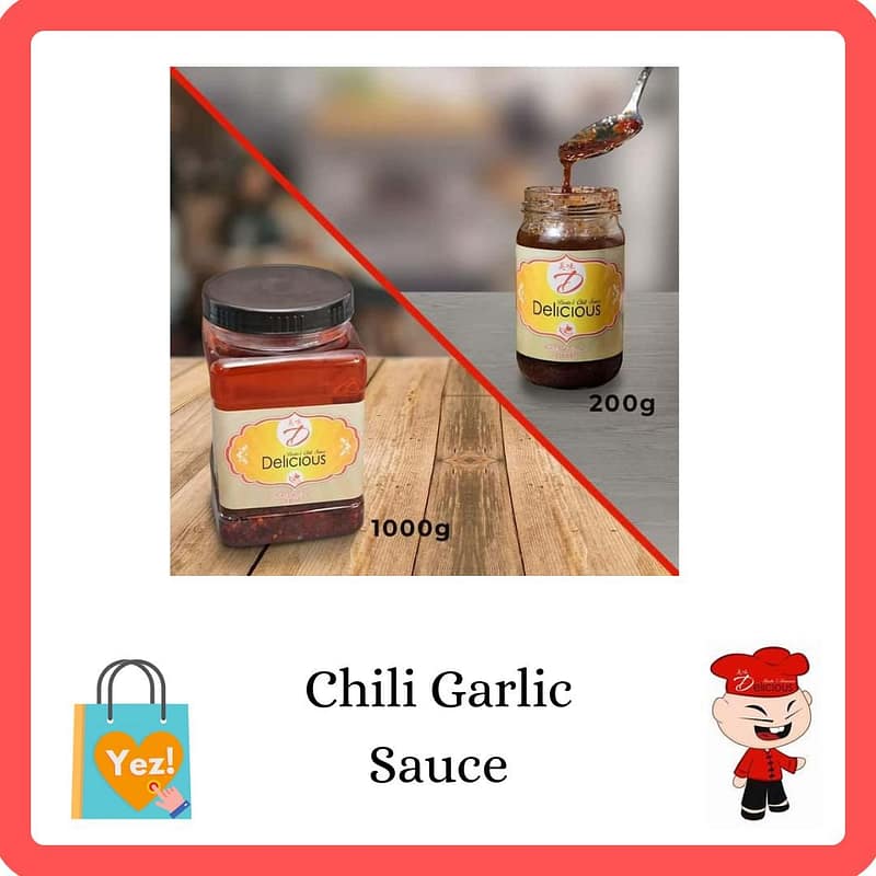 Delicious Bacolod Chili Garlic Sauce 1L/bottle