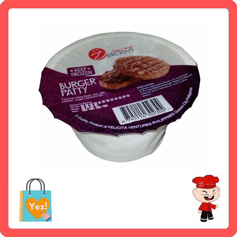 Delicious Bacolod Burger Patty (230g/tub)