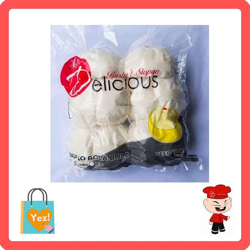 Delicious Bacolod Siopao Pork Asado Jumbo 10 pcs/pack