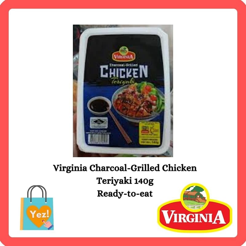 Virginia Charcoal-Grilled Chicken Teriyaki 140g Ready-to-eat