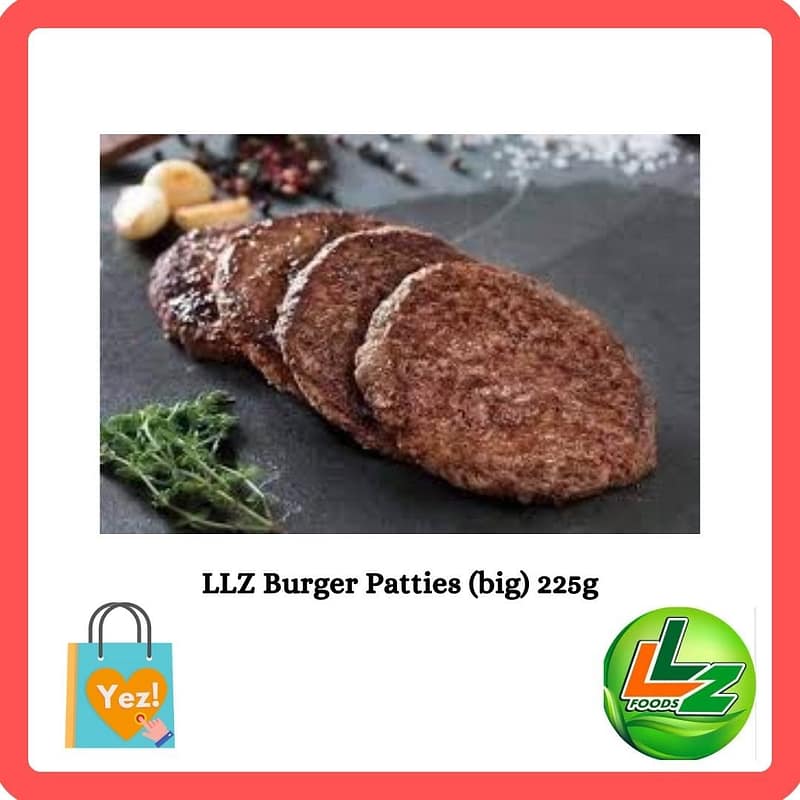 LLZ Burger Patties (big) 225g
