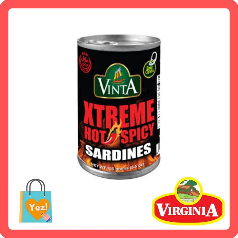 Vinta Sardines in Tomato Sauce Hot & Spicy 155g