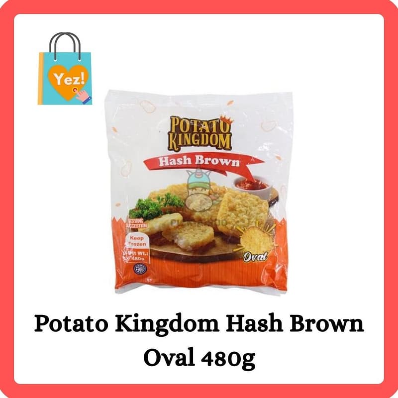 Potato Kingdom Hash Brown Oval 480g