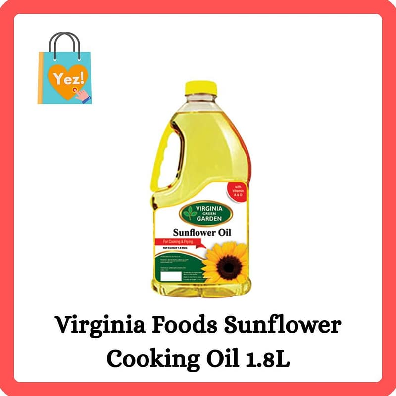 Virginia Foods Sunflower Cooking Oil 1.8L