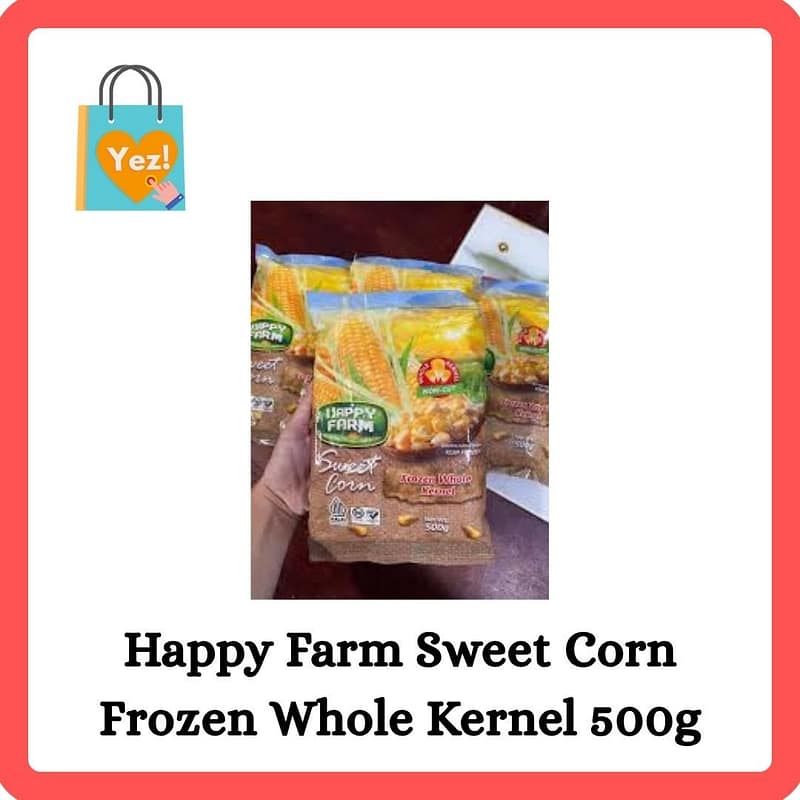 Happy Farm Sweet Corn Frozen Whole Kernel 500g