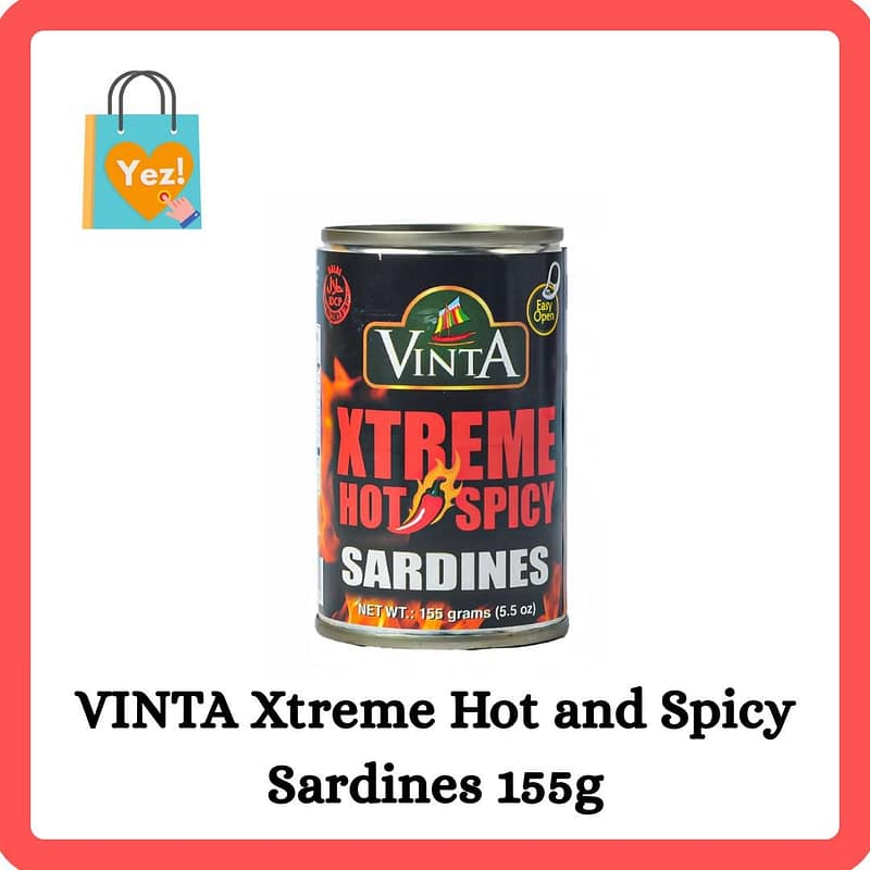 VINTA Xtreme Hot and Spicy Sardines 155g