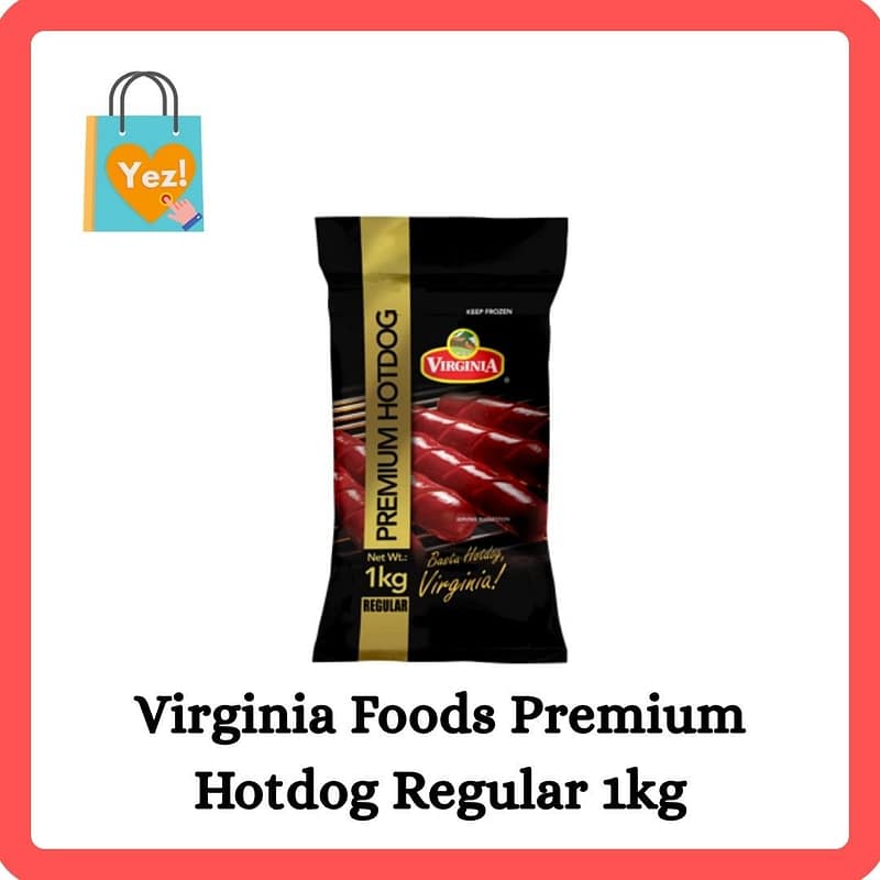 Virginia Foods Premium Hotdog Regular 1kg