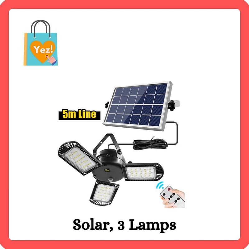 Solar, 3 Lamps