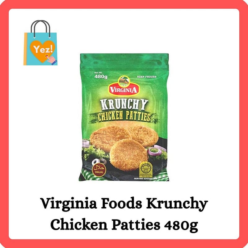 Virginia Foods Krunchy Chicken Patties 480g