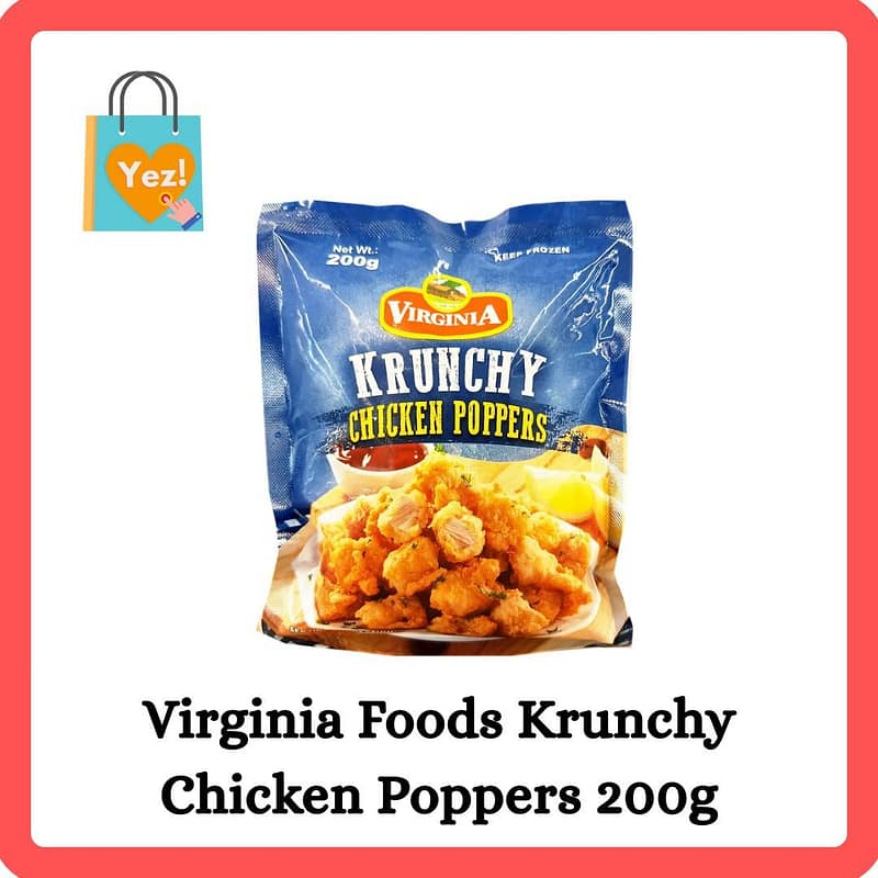 Virginia Foods Krunchy Chicken Poppers 200g