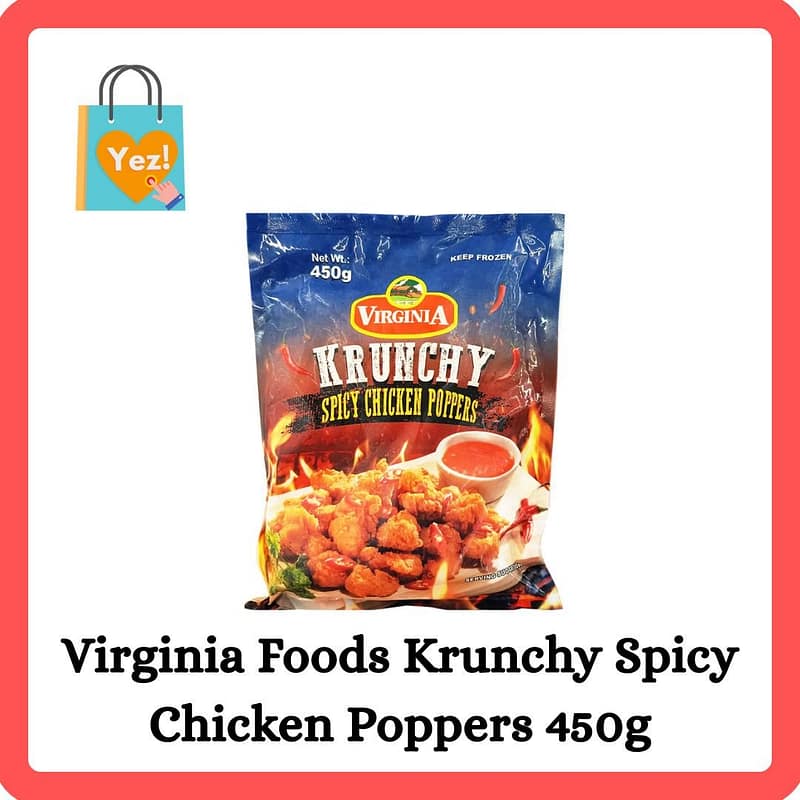Virginia Foods Krunchy Spicy Chicken Poppers 450g