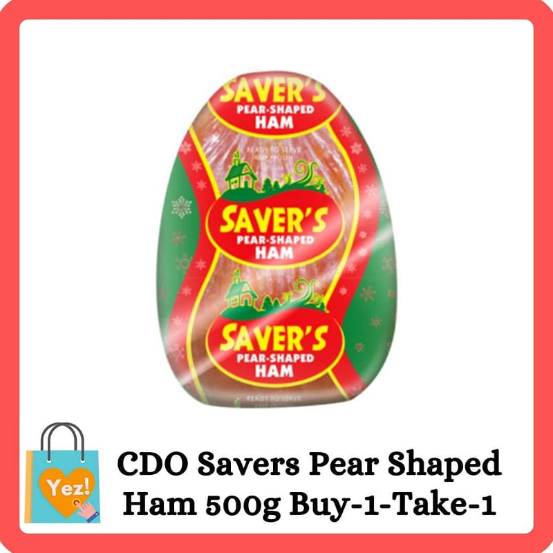 CDO Savers Pear Shaped Ham 500g Buy-1-Take-1