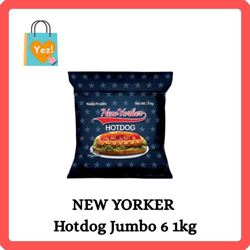 NEW YORKER Hotdog Jumbo 6 1kg