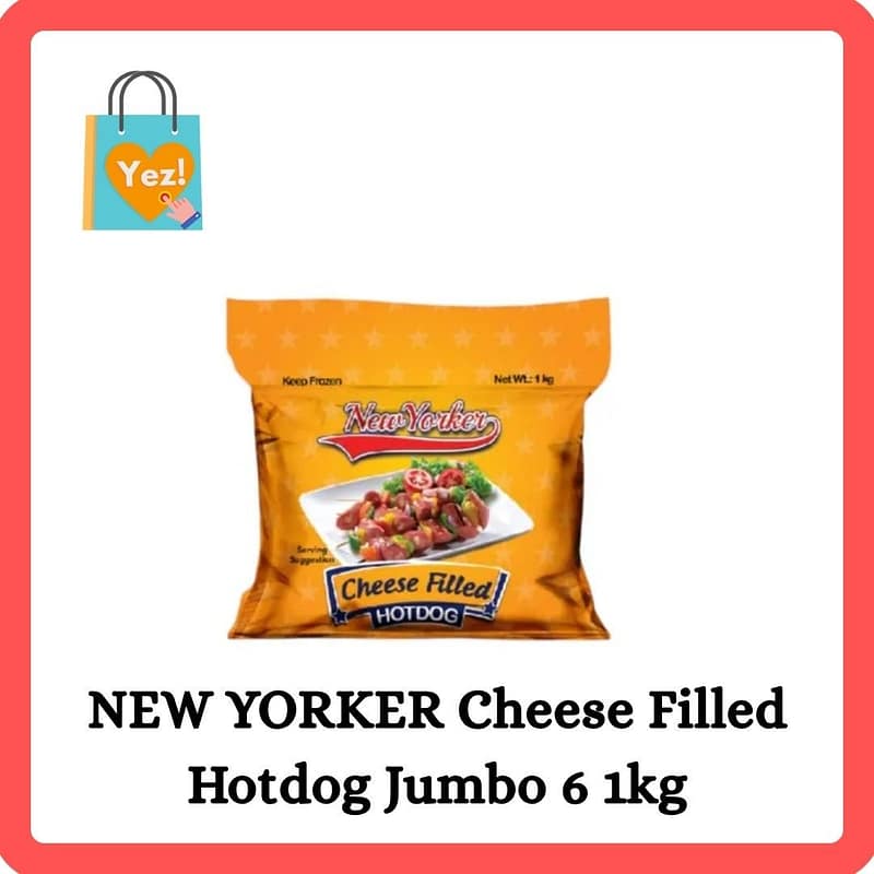 New Yorker Cheese Filled Hotdog Jumbo 6 1kg