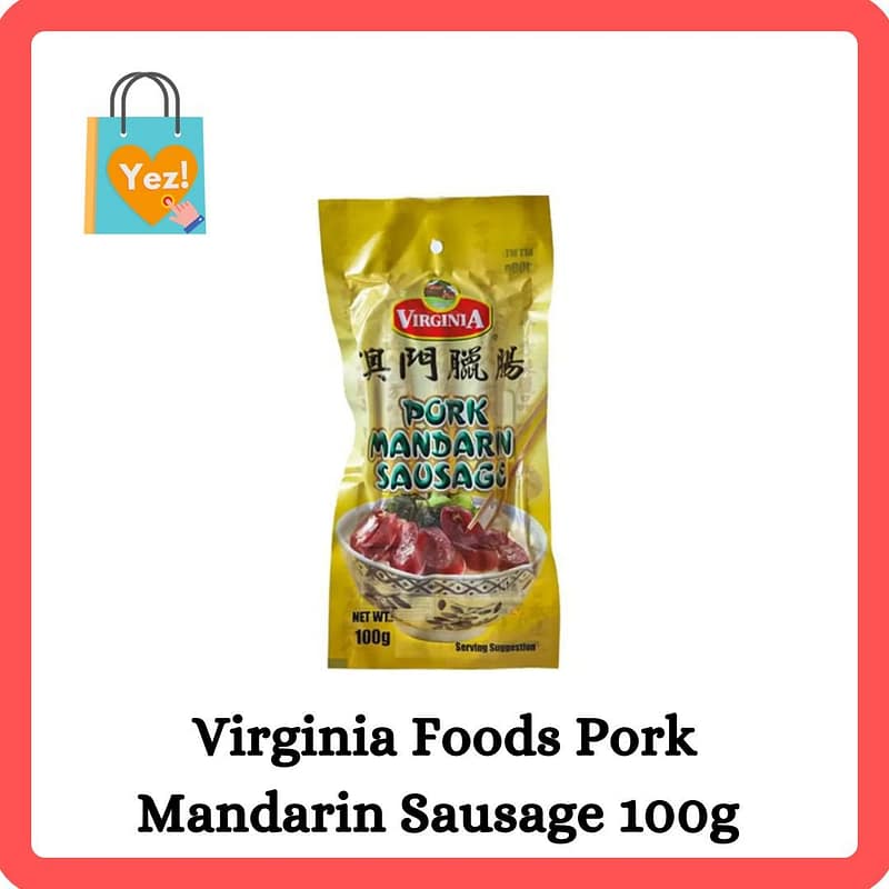 Virginia Foods Pork Mandarin Sausage 100g