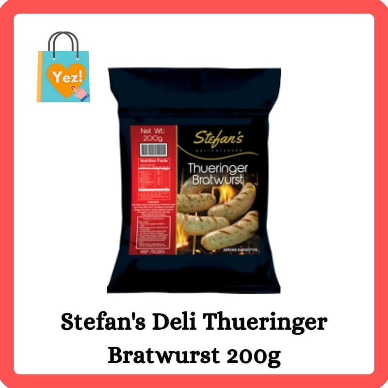 Stefan’s Deli Thueringer Bratwurst 200g
