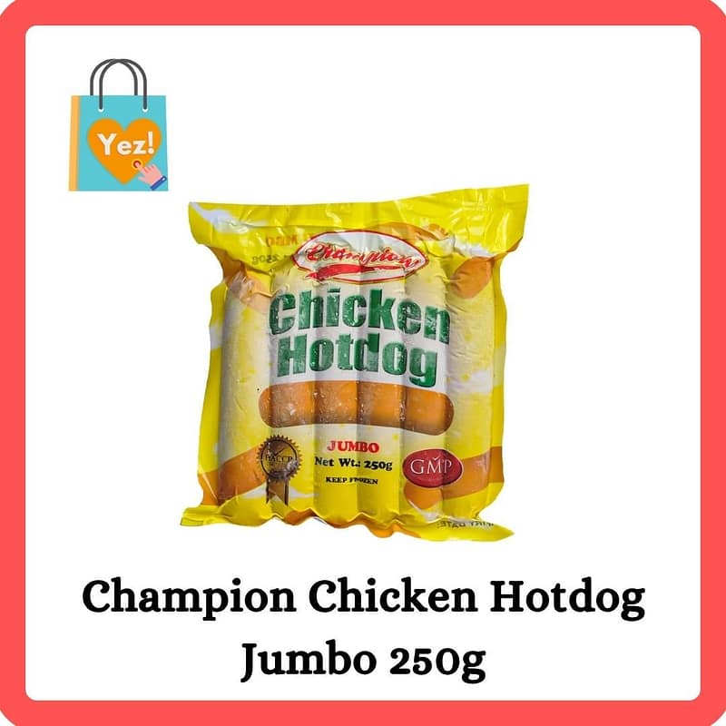 Champion Chicken Hotdog Jumbo 250g