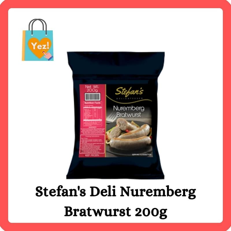 Stefan’s Deli Nuremberg Bratwurst 200g