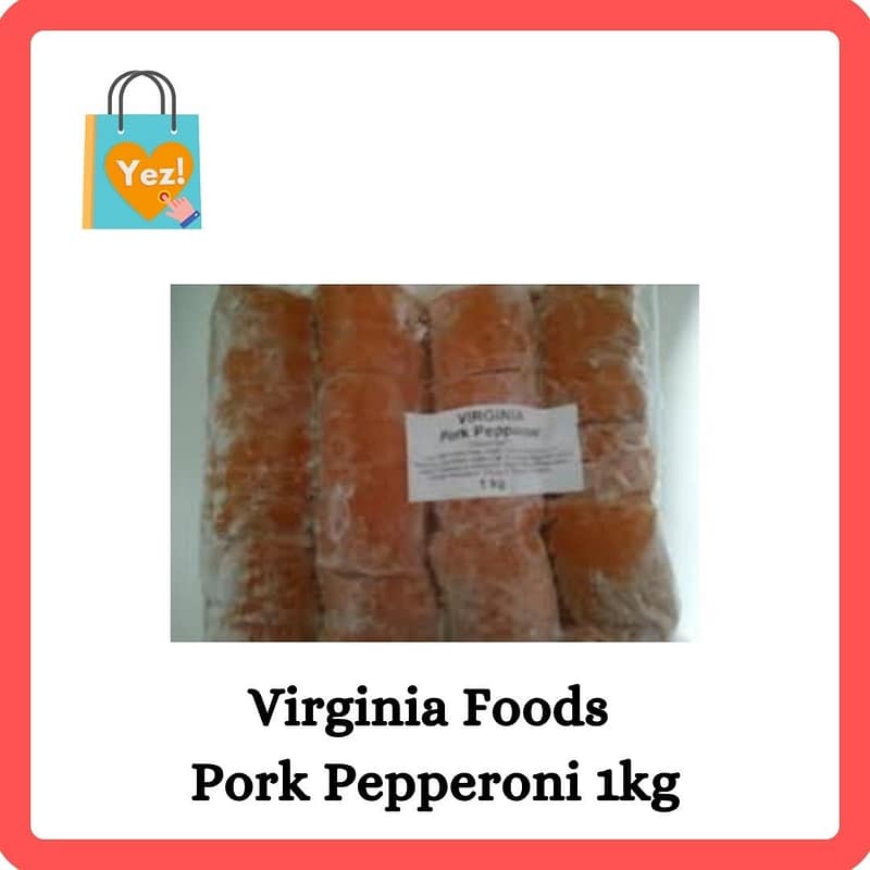 Virginia Foods Pork Pepperoni 1kg