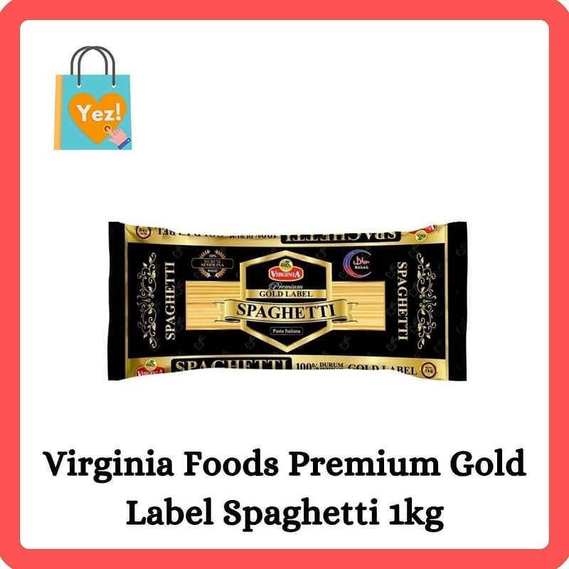 Virginia Foods Premium Gold Label Spaghetti 1kg