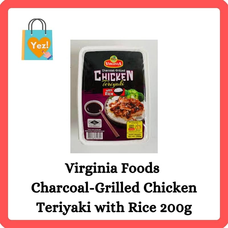 Virginia Foods Charcoal-Grilled Chicken Teriyaki with Rice 200g (Ready to eat)